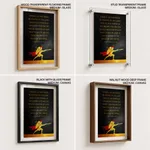 Be strong in the lord, Bible verse, Framed wall art