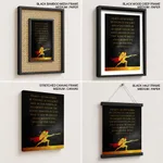 Be strong in the lord, Bible verse, Framed wall art