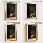 Be strong in the lord, Bible verse, Framed wall art