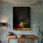 Be strong in the lord, Bible verse, Framed wall art