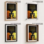 And moses said unto the people, fear ye not, stand still , and see the salvation of the lord - Exodus 14:13-16, Bible verse, Framed wall art