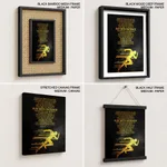 Run with patience, Bible verse, Framed wall art