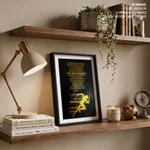 Run with patience, Bible verse, Framed wall art