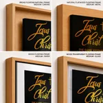 The same yesterday, and to day, and forever - Hebrews 13:8, Bible verse, Framed wall art