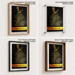 They shall run, and not to be weary; and they shall walk, and not faint - Isaiah 40:28-31, Bible verse, Framed wall art
