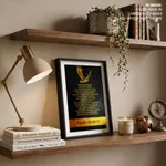 They shall run, and not to be weary; and they shall walk, and not faint - Isaiah 40:28-31, Bible verse, Framed wall art