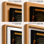 For I know the thoughts that - Jeremiah 29:11:, Bible verse, Framed wall art
