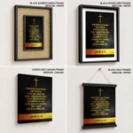 For god so loved the world - John 3:16, Bible verse, Framed wall art