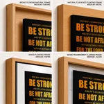 Be strong and of a good courage - Joshua 1:9, Bible verse, Framed wall art