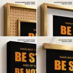 Be strong and of a good courage - Joshua 1:9, Bible verse, Framed wall art