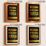 Be strong and of a good courage - Joshua 1:9, Bible verse, Framed wall art