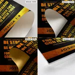 Be strong and of a good courage - Joshua 1:9, Bible verse, Framed wall art