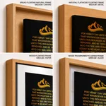 For verily I say unto you - Mark 11:23, Bible verse, Framed wall art