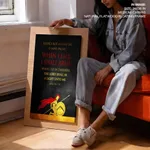 When I fall, I shall arise - Micah 7:8, Bible verse, Framed wall art