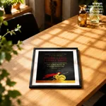 When I fall, I shall arise - Micah 7:8, Bible verse, Framed wall art