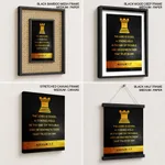 The lord is good - Nahum 1:7, Bible verse, Framed wall art