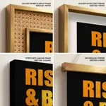 Rise up and build - Nehemiah 2:18, Bible verse, Framed wall art