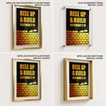 Rise up and build - Nehemiah 2:18, Bible verse, Framed wall art