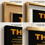 Whatsoever things are true - Philippians 4:8, Bible verse, Framed wall art