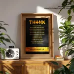 Whatsoever things are true - Philippians 4:8, Bible verse, Framed wall art