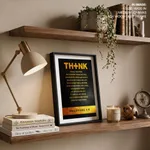 Whatsoever things are true - Philippians 4:8, Bible verse, Framed wall art