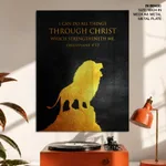I can do all things through Christ - Philippians 4:13, Bible verse, Framed wall art