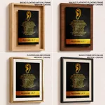 A wise man will hear - Proverbs 1:5-7, Bible verse, Framed wall art