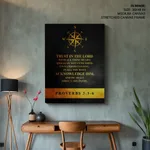 Trust in the lord - Proverbs 3:5-6, Bible verse, Framed wall art