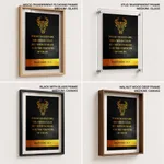 Where no oxen are, the crib is clean - Proverbs 14:4, Bible verse, Framed wall art