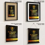 Pleasant words - Proverbs 16:24, Bible verse, Framed wall art