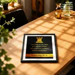 The name of the lord is a strong tower - Proverbs 18:10, Bible verse, Framed wall art