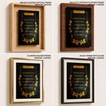 The fear of the lord tended to life - Proverbs 19:23, Bible verse, Framed wall art