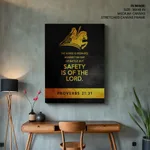 The horse is prepared against the day of battle - Proverbs 21:31, Bible verse, Framed wall art