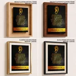Bow down thine ear - Proverbs 22:17-19, Bible verse, Framed wall art