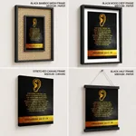 Bow down thine ear - Proverbs 22:17-19, Bible verse, Framed wall art