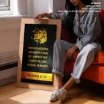 Favour is deceitful - Proverbs 31:30, Bible verse, Framed wall art