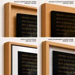 Favour is deceitful and beauty is vain - Proverbs 31:30, Bible verse, Framed wall art