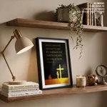 Favour is deceitful and beauty is vain - Proverbs 31:30, Bible verse, Framed wall art