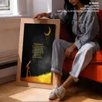 When is consider thy heavens - Psalm 8:3-4, Bible verse, Framed wall art