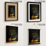 Remember the name of the lord our God - Psalm 20:7, Bible verse, Framed wall art