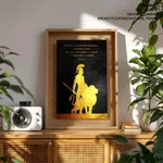 The lord is my light and my salvation - Psalm 27:1, Bible verse, Framed wall art