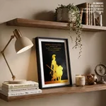 The lord is my light and my salvation - Psalm 27:1, Bible verse, Framed wall art