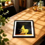 The lord is my light and my salvation - Psalm 27:1, Bible verse, Framed wall art