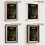 The lord is my strength and my shield - Psalm 28:7, Bible verse, Framed wall art