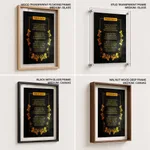 O taste and see that the lord is good - Psalm 34:8-10, Bible verse, Framed wall art
