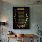 O taste and see that the lord is good - Psalm 34:8-10, Bible verse, Framed wall art