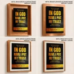 In god have I put my trust - Psalm 56:3, 11, Bible verse, Framed wall art