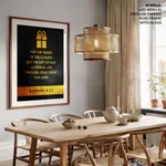 For the wages of sin is death - Romans 6:23, Bible verse, Framed wall art