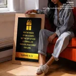 For the wages of sin is death - Romans 6:23, Bible verse, Framed wall art