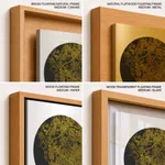Circle poster yellow map of Zapopan